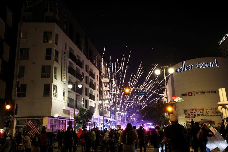 The clashes have raged in Los Angeles across multiple days.