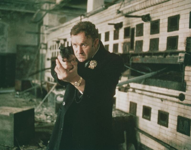Gene Hackman as Detective Jimmy 'Popeye' Doyle on the set of “The French Connection.”