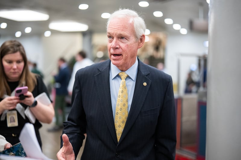 Senator Ron Johnson, pictured in April, slammed President Trump's "one big, beautiful bill" after it passed in the House and argued it needs to be broken in two in the Senate as he argued it does not do enough to address the deficit and cut down spending.