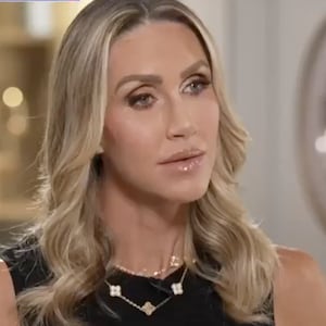 Lara Trump interviewing the Chrisley family.