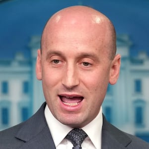 WASHINGTON, DC - MAY 01: White House Deputy Chief of Staff Stephen Miller speaks  the daily press briefing in the Brady Press Briefing Room at the White House on May 1, 2025 in Washington, DC. This week marks the first 100 days of U.S. President Donald Trump's second term. (Photo by Andrew Harnik/Getty Images)