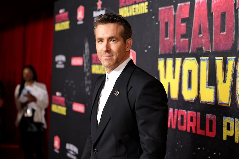Ryan Reynolds attends the Deadpool & Wolverine World Premiere at the David H. Koch Theater on July 22, 2024 in New York City.