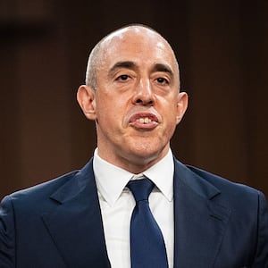 Emil Bove III, nominee
to be United States Circuit Judge for the Third Circuit, is sowrn in before testifying during his confirmation hearing in the Senate Judiciary Committee in the Hart Senate Office Building on Wednessday, June 25, 2025. (Bill Clark/CQ-Roll Call, Inc via Getty Images)