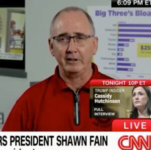 Shawn Fain on CNN