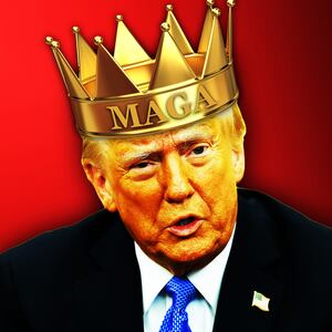 Donald Trump, MAGA king illustration