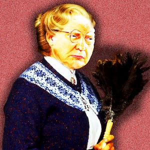 Donald Trump, Mrs. Doubtfire photo illustration