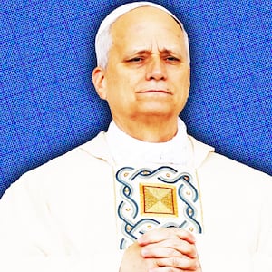 Pope Leo photo illustration