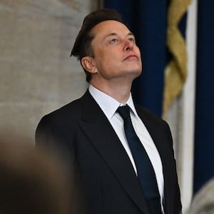 WASHINGTON, DC - JANUARY 20: Tesla, SpaceX and X CEO Elon Musk arrives ahead of the Inauguration of Donald J. Trump in the Rotunda of the U.S. Capitol on January 20, 2025 in Washington, DC. Donald Trump takes office for his second term as the 47th president of the United States. (Photo by Ricky Carioti - Pool/Getty Images)