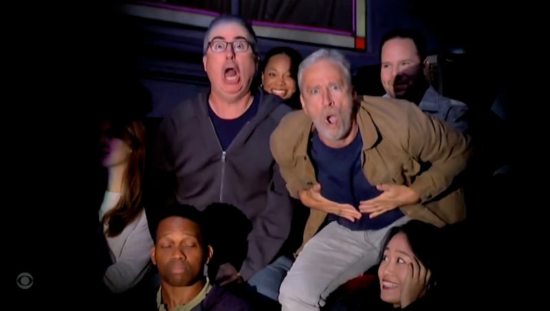 Jon Stewart and John Oliver