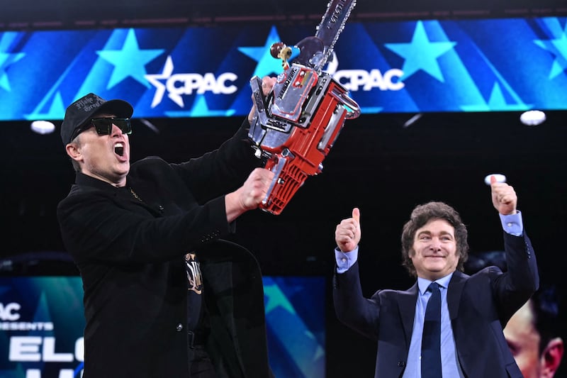 Elon Musk and Javier Milei.