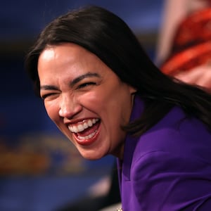 U.S. Rep. Alexandria Ocasio-Cortez (D-NY) in the House Chamber of the U.S. Capitol Building.