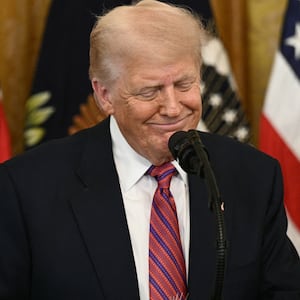 President Donald Trump speaks before signing the GENIUS Act, which establishes a framework for regulating stablecoins, at the White House on July 18.
