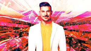 A photo illustration of Jax Taylor from The Valley.