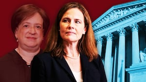 Elena Kagan, Amy Coney Barrett photo illustration