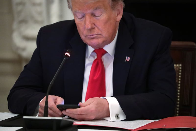 President Donald Trump often posts on Truth Social in the wee hours of the morning.