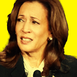 Gif of Kamala Harris's reactions during presidential debate