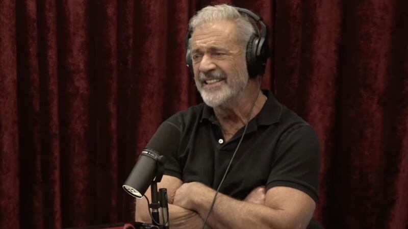 Gibson was in Austin, Texas, for an interview with Joe Rogan when the fire hit his home