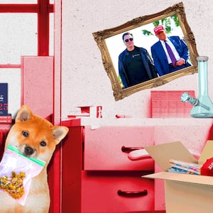 DOGE office photo gif
