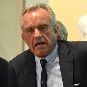 Health and Human Services Secretary Robert F. Kennedy Jr. speaks about his department's work in a Cabinet meeting to mark 100 days of the Trump administration on April 30, 2025.