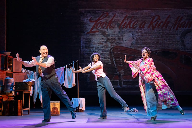 Danny Burstein, Joy Woods, and Audra McDonald