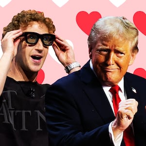 Mark Zuckerberg, Donald Trump illustration
