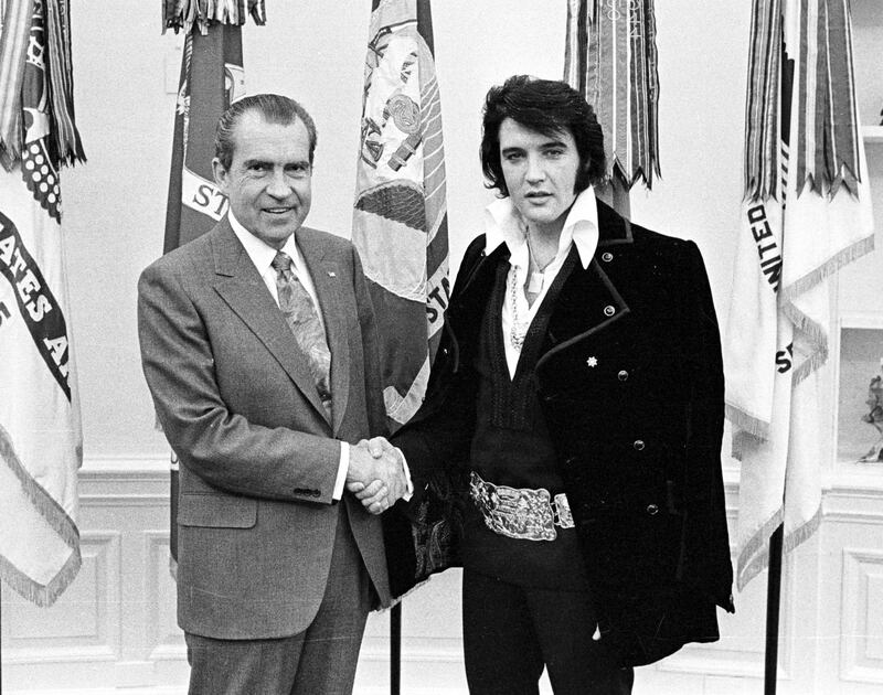 Elvis and President Richard Nixon