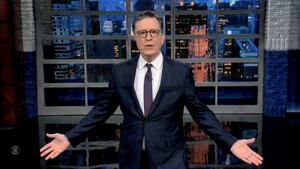 Stephen Colbert hosts The Late Show.