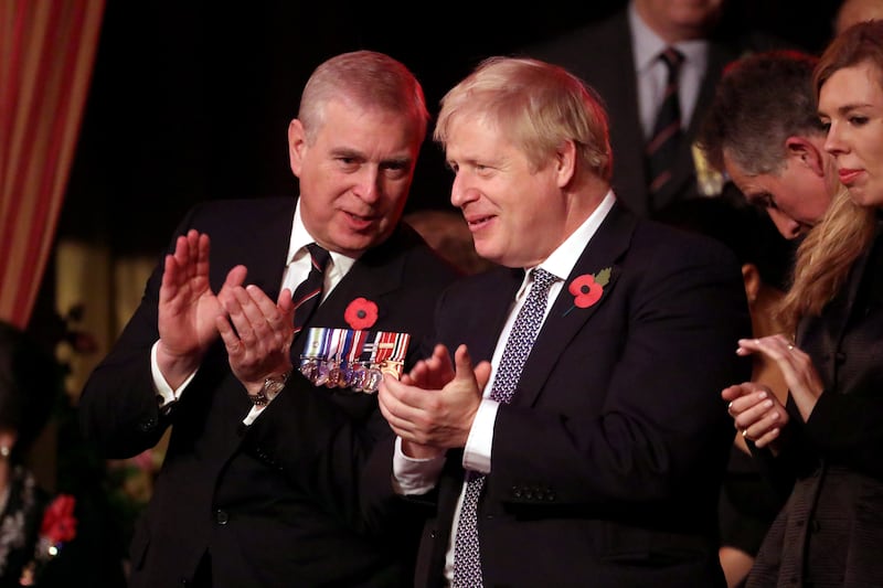 Boris Johnson was reportedly not a fan of Prince Andrew