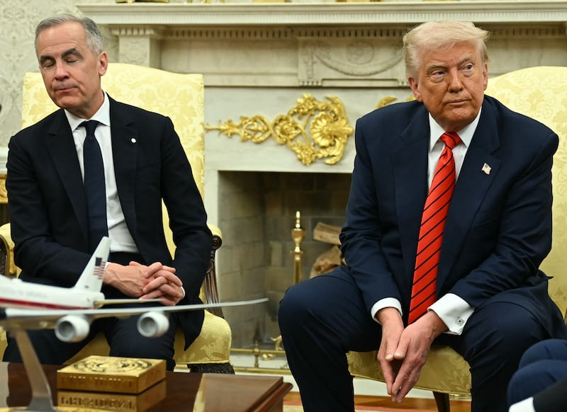 Prime Minister Mark Carney and Trump