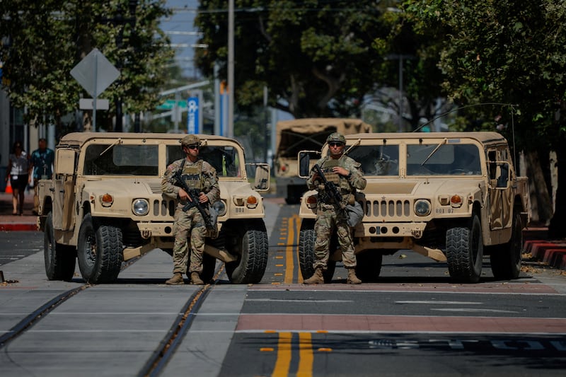 National Guard in Los Angeles
