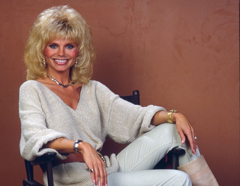 LOS ANGELES, CALIFORNIA - SEPTEMBER 17 : Actress Loni Anderson September 17, 1986 in Los Angeles, California. (Photo by Getty Images/Bob Riha, Jr.)