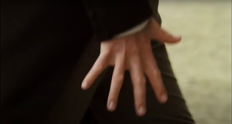 Matthew Macfadyen's "hand flex"