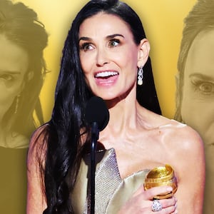 Demi Moore illustration