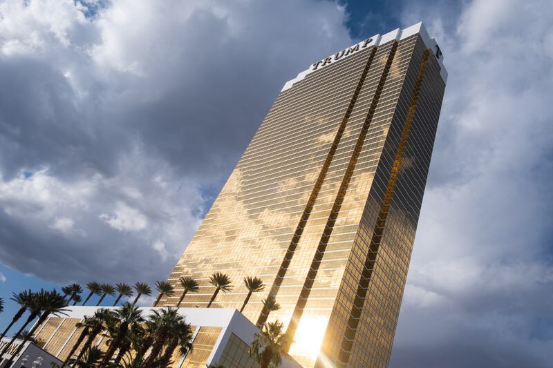 International Trump Tower hotel in Las Vegas.
