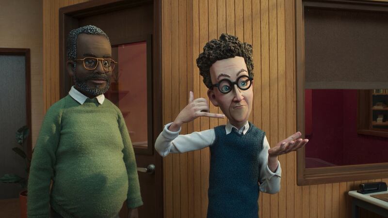 A photo including Carl Tart and Zach Woods in the series In The Know on Peacock