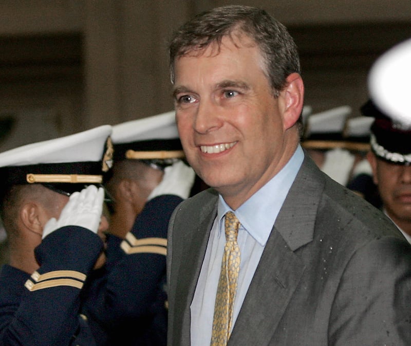 Prince Andrew arrives in Thailand in 2006, where he allegedly hosted a rolling hotel-room orgy while on official royal duty.