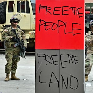 Donald Trump, LA protest
