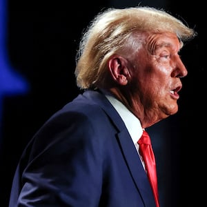 Former U.S. President and Republican candidate Donald Trump