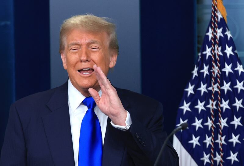 Donald Trump pushed lawmakers to support his spending bill.