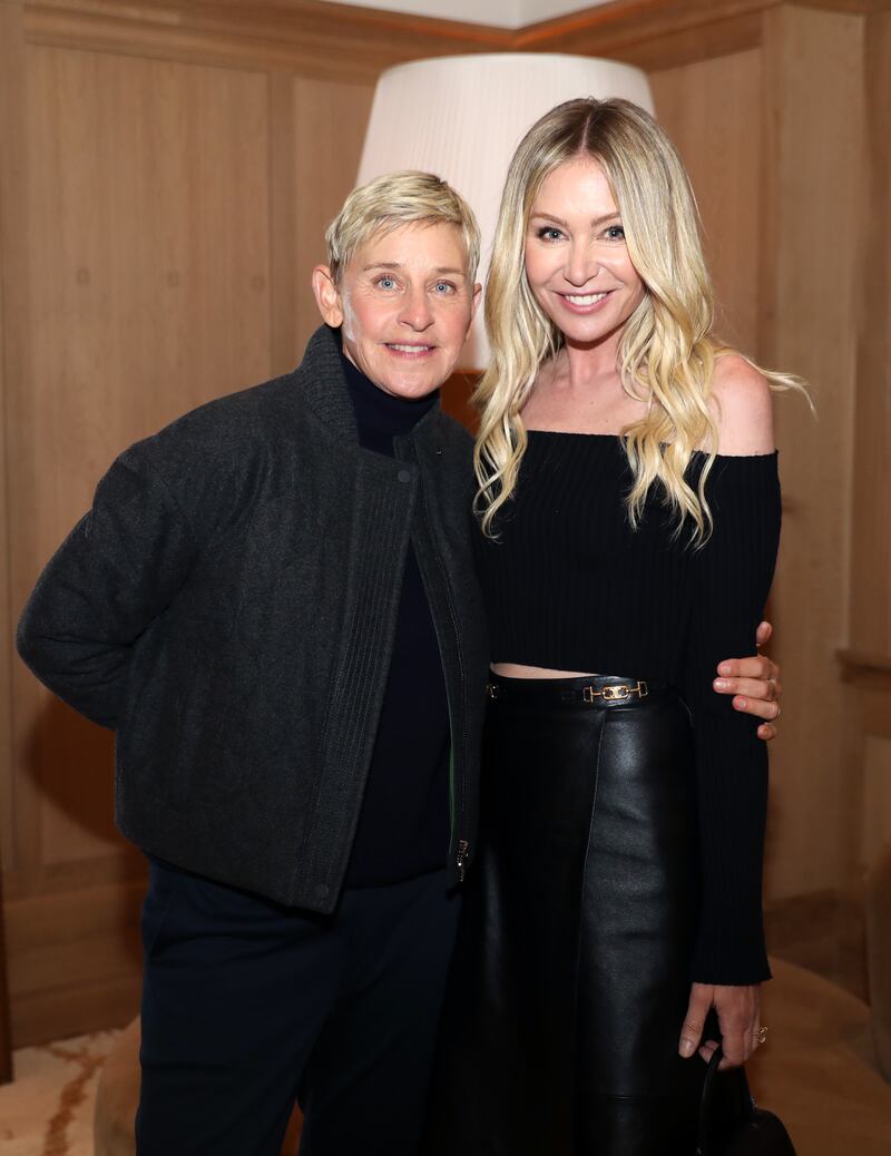 Ellen DeGeneres and Portia de Rossi.