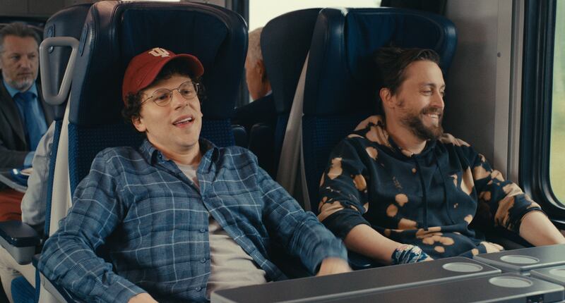 Jesse Eisenberg and Kieran Culkin in 'A Real Pain'