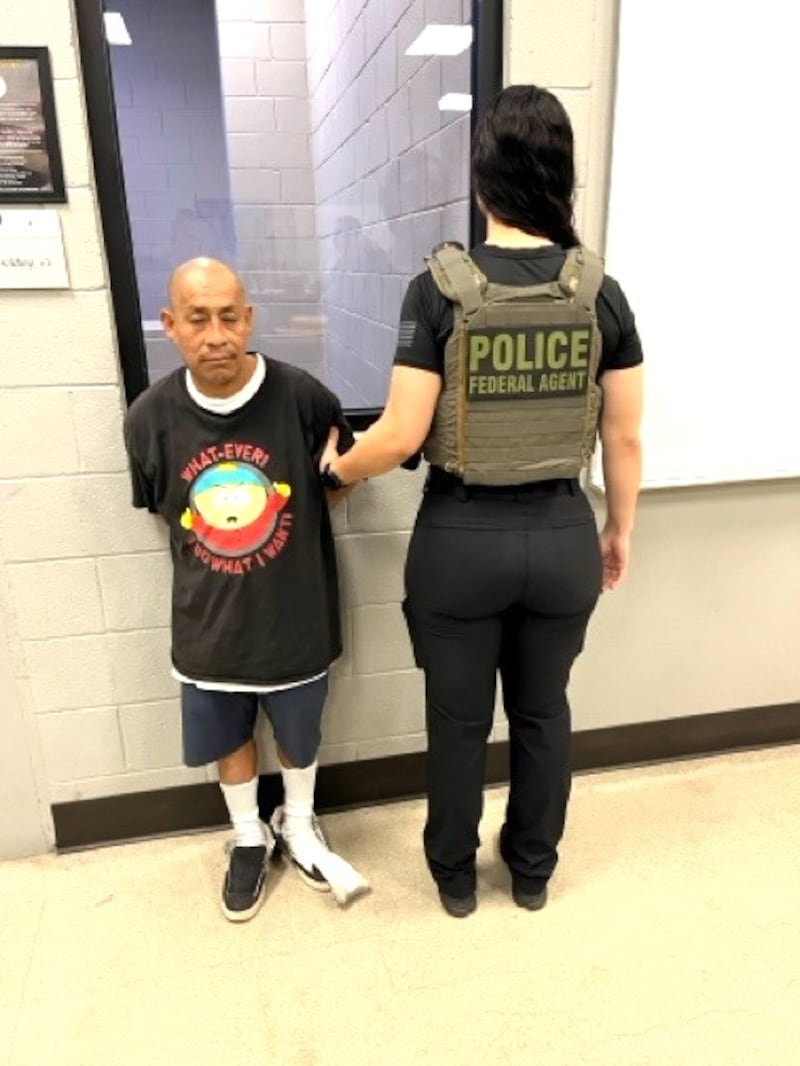 An ICE San Diego arrest image went viral after MAGA social media users commented on the agent in the photograph.