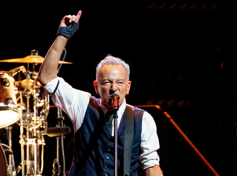 Bruce Springsteen urged concert goers last week to "stand with us against authoritarianism."