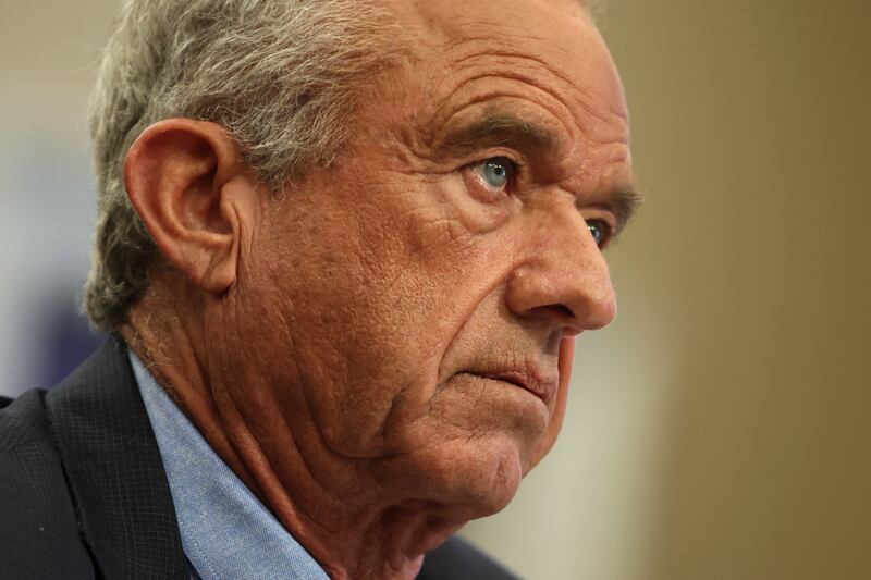 WASHINGTON, DC - MAY 14: U.S. Secretary of Health and Human Services Robert F. Kennedy Jr. testifies before the House Appropriations Committee in the Rayburn House Office Building on May 14, 2025 in Washington, DC. Kennedy is testifying before the Subcommittee on Labor, Health and Human Services, Education, and Related Agencies on the Department of Health and Human Services' proposed 2026 fiscal year budget. (Photo by Samuel Corum/Getty Images)