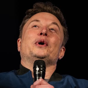 LANCASTER, PENNSYLVANIA - OCTOBER 26: SpaceX and Tesla founder Elon Musk speaks during an America PAC town hall on October 26, 2024 in Lancaster, Pennsylvania. Musk has donated more than $75 million to America PAC, which he co-founded with fellow Silicon Valley venture capitalists and tech businessmen to support Republican presidential nominee, former U.S. President Donald Trump. (Photo by Samuel Corum/Getty Images)