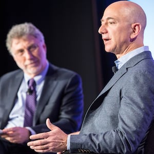 Marty Baron and Jeff Bezos