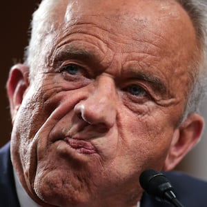 WASHINGTON, DC - JANUARY 29: Robert F. Kennedy Jr., U.S. President Donald Trump's nominee for Secretary of Health and Human Services testifies during his Senate Finance Committee confirmation hearing at the Dirksen Senate Office Building on January 29, 2025 in Washington, DC. In addition to meeting with the Senate Finance Committee, Kennedy will also meet with the Senate Health, Education, Labor and Pensions Committee tomorrow. (Photo by Win McNamee/Getty Images)