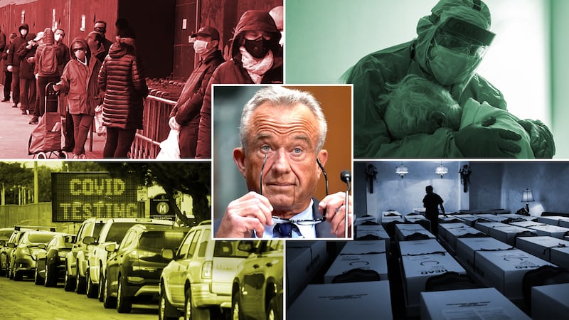 Covid quad image/Robert F. Kennedy Jr.