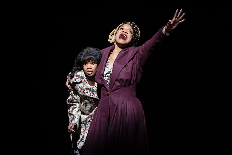 Joy Woods and Audra McDonald.