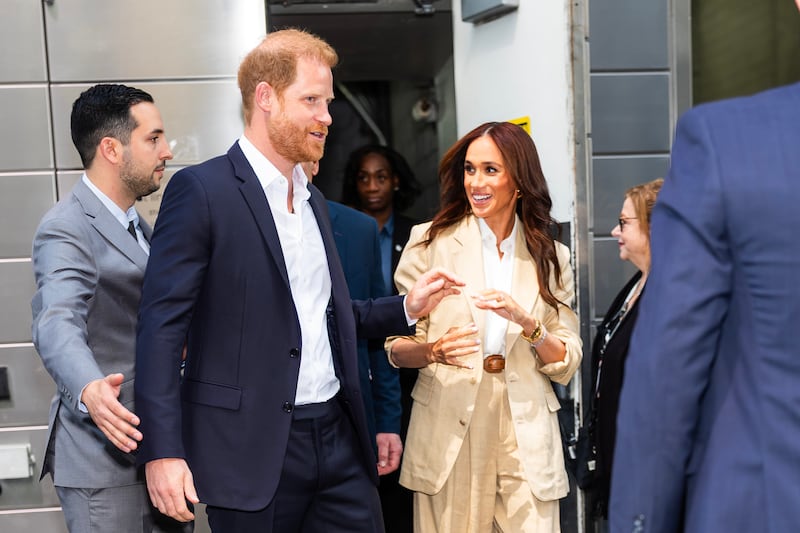 Prince Harry and Meghan attend the Time100 Summit in Manhattan in April 2025.